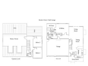 The Brook Floor Plan Drawing