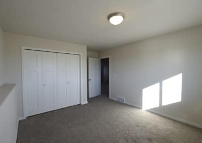 View of bedroom and large closet